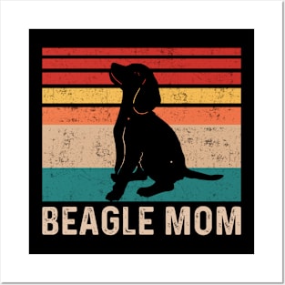 Retro Beagle Mom Posters and Art